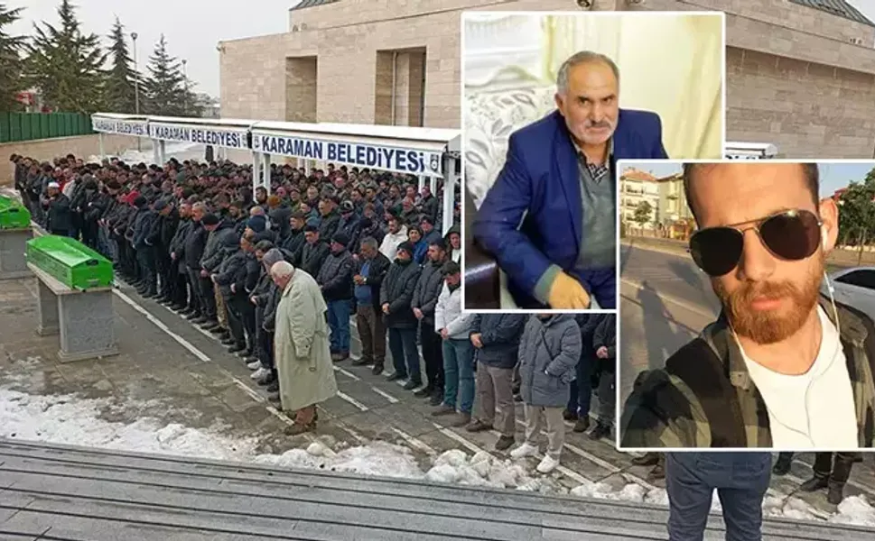 14 bin liralık borç kavgasında ölen baba, oğlunun mezarının yanına defnedildi