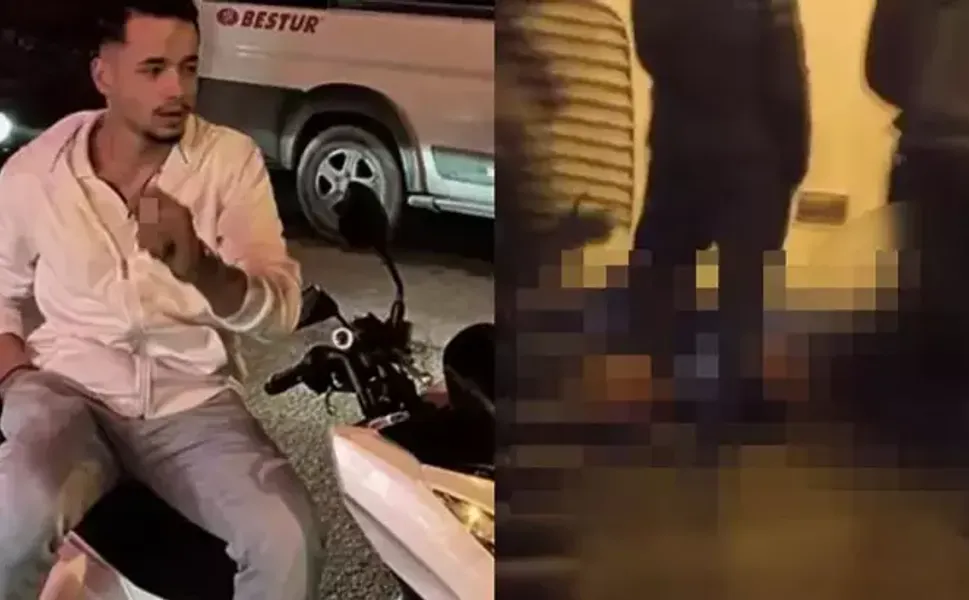 Otobüsün altında kalan motosiklet sürücüsü öldü