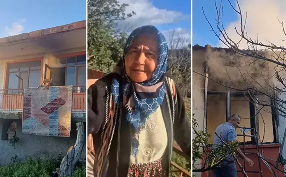 Evinde çıkan yangında hayatını kaybetti