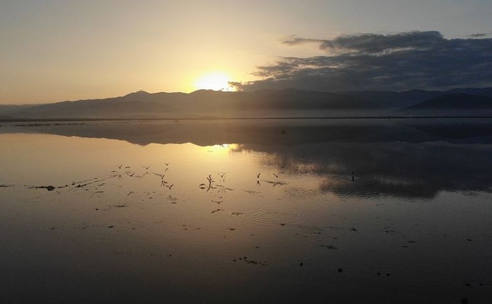 Kahramanmaraş’ın Gavur Gölü Yağışların Ardından Yeniden Su Tutmaya Başladı