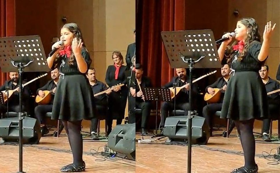 9 yaşındaki Sare Nur Bülbül’den unutulmaz performans