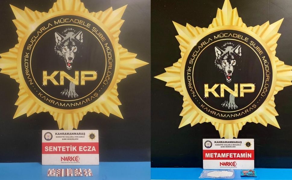 Kahramanmaraş’ta yasaklı madde taciri 2 şahıs tutuklandı