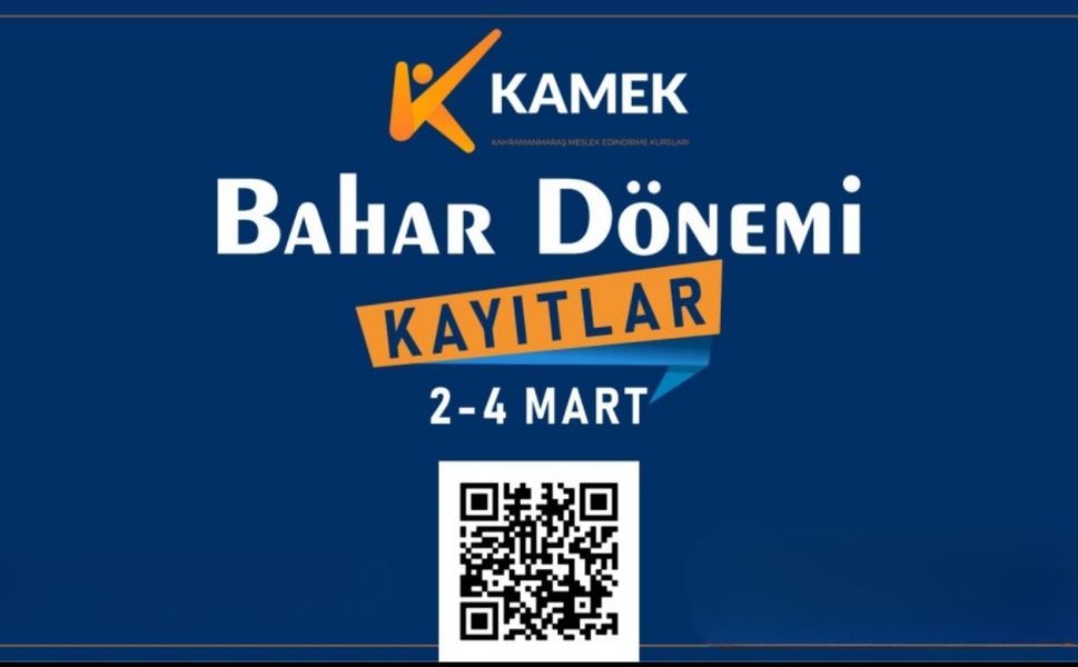 KAMEK’te Bahar Dönemi Başlıyor!