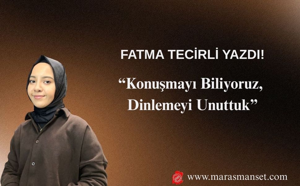 Konuşmayı Biliyoruz, Dinlemeyi Unuttuk
