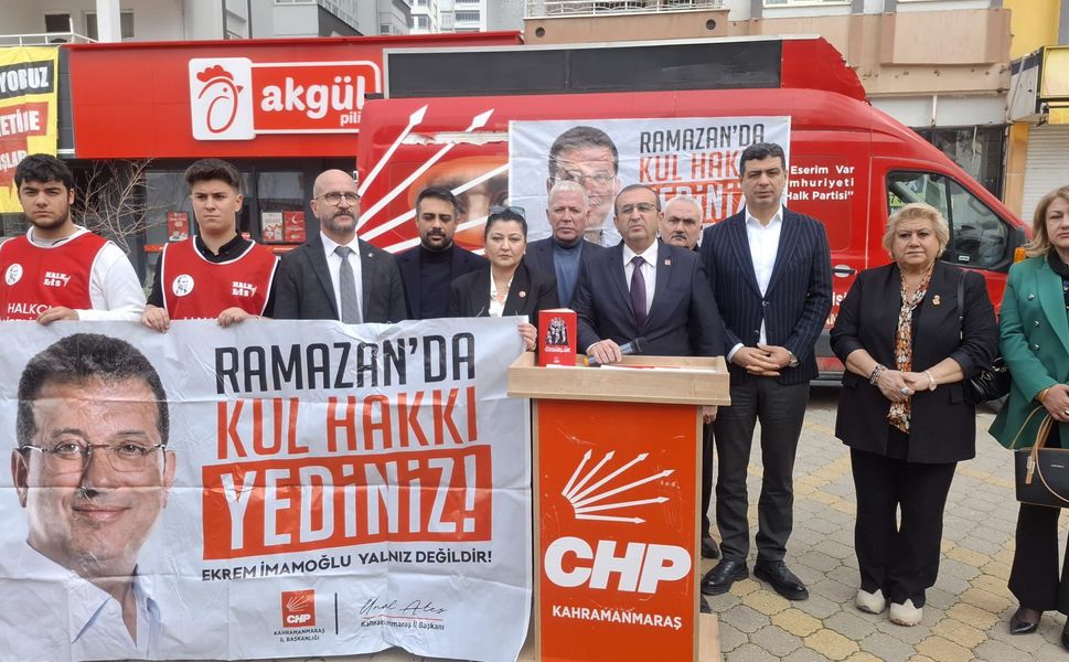 Kahramanmaraş’ta Ekrem İmamoğlu’nun Mektubu Okundu