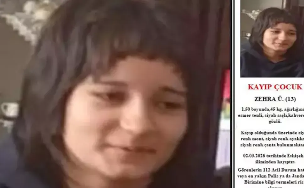 13 yaşındaki Zehra’dan 9 gündür haber yok
