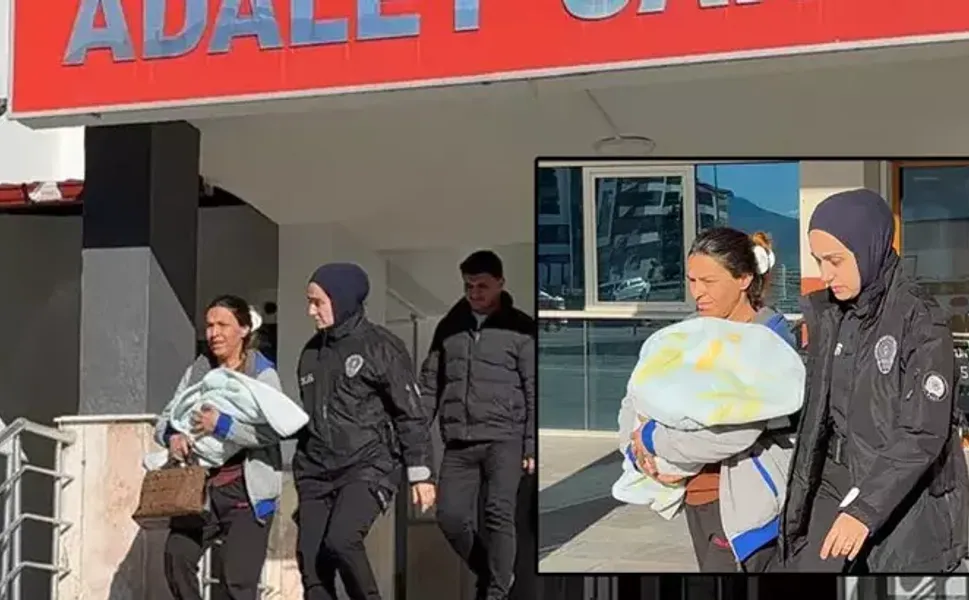 Bebeğinin bezinde uyuşturucu saklayan anne tutuklandı