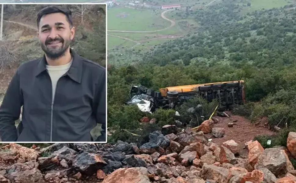Gaziantep’te uçuruma devrilen TIR’ın şoförü öldü