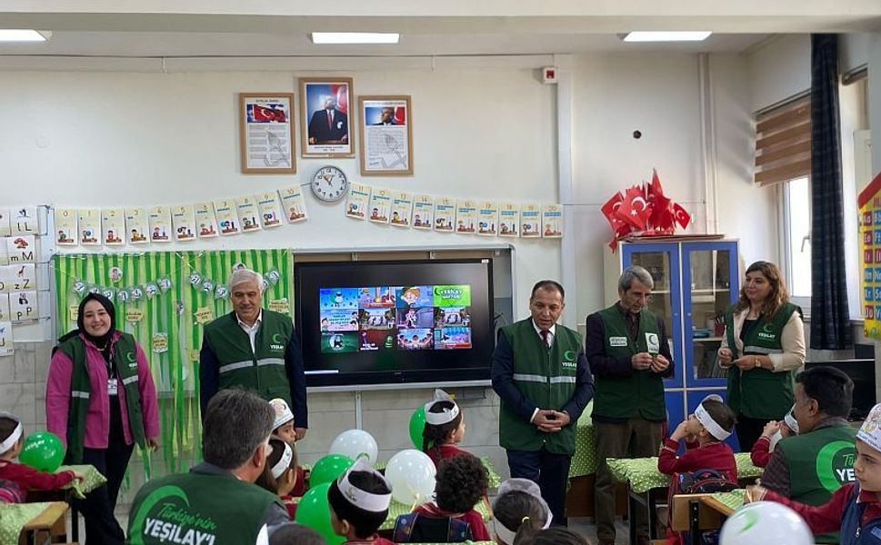 Kahramanmaraş'ta okullarda Yeşilay anlatıldı