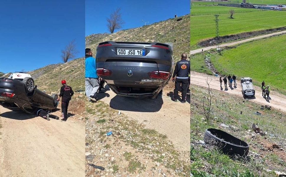 Kahramanmaraş’ta otomobil şarampole yuvarlandı: 1 yaralı