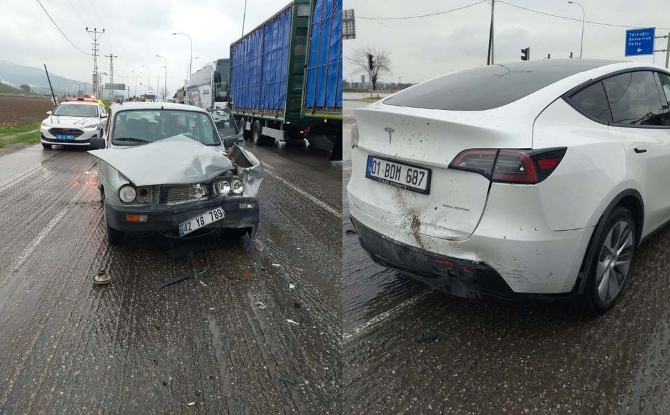 Kahramanmaraş’ta maddi hasarlı trafik kazası