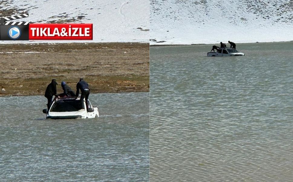 Kahramanmaraş’ta Karagöl’de Mahsur Kalan Araç Kameraya Yansıdı