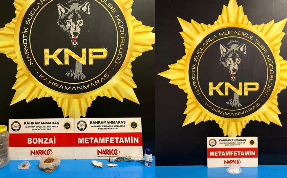 Narkotik operasyonunda çeşitli miktarlarda yasaklı madde ele geçirildi