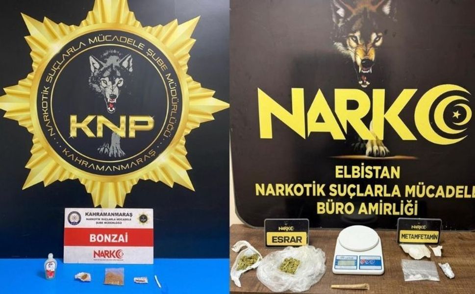 Kahramanmaraş’ta yasaklı madde operasyonunda 6 kişi tutuklandı