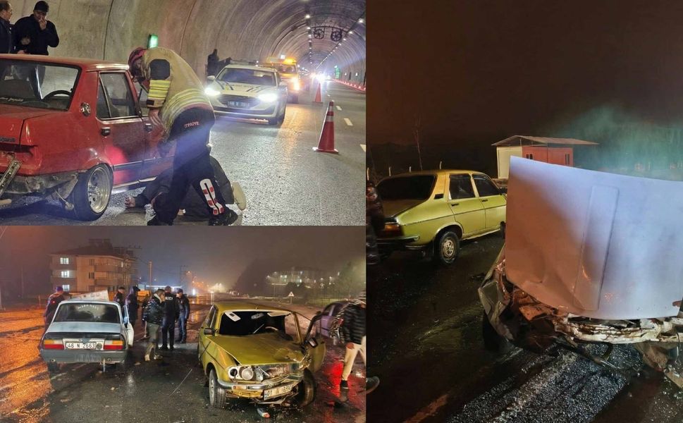 Kahramanmaraş'ta trafik kazaları: 2 yaralı
