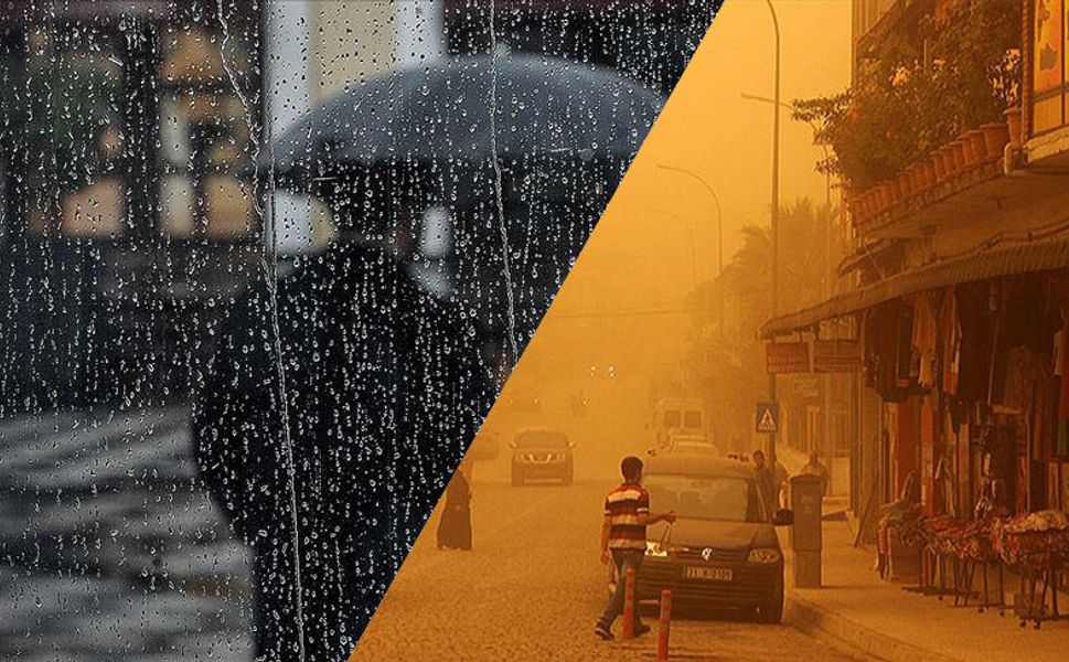 Kahramanmaraş için yağmur ve toz taşınımı uyarısı