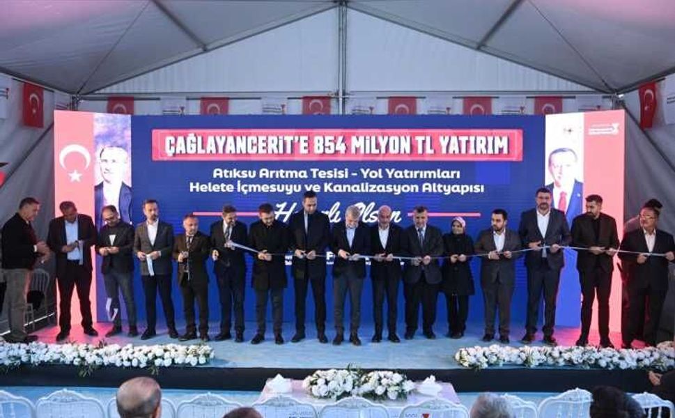 Çağlayancerit’in İleri Biyolojik Atıksu Arıtma Tesisi Hizmete Alındı