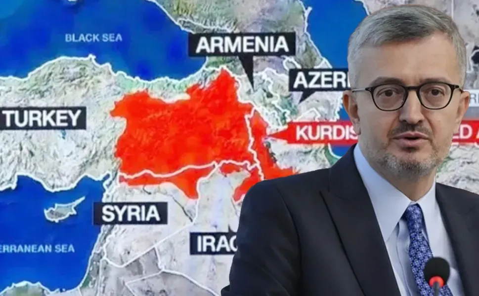 İletişim Başkanlığı'ndan, CNN International'ın haritasına tepki