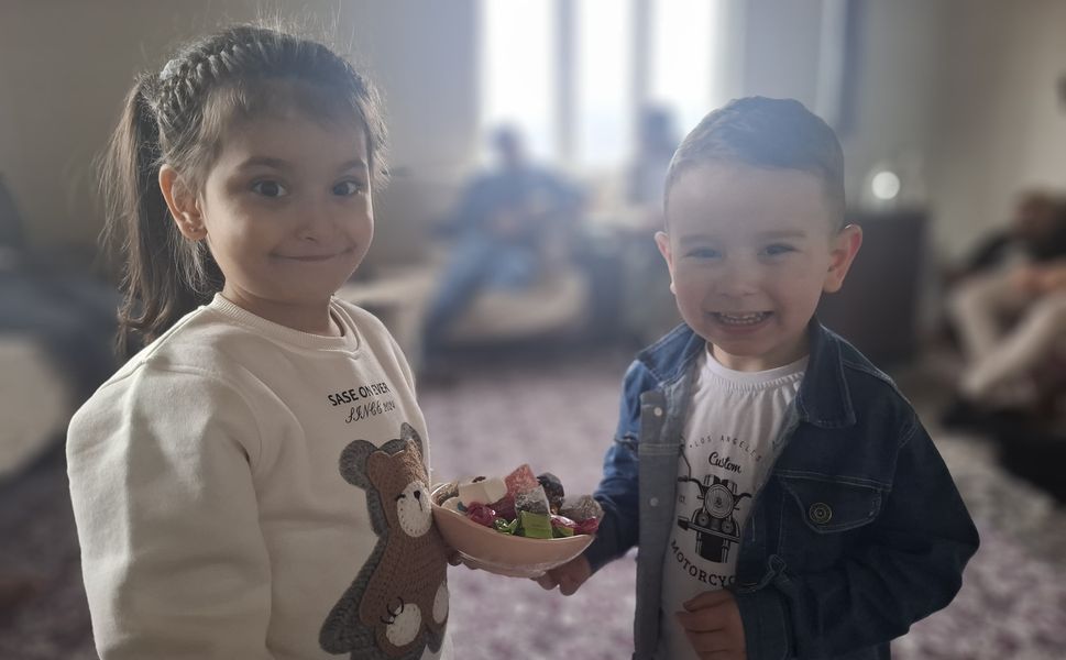 Kahramanmaraş’ta şeker toplama ve bayramlaşma kültürü devam ediyor