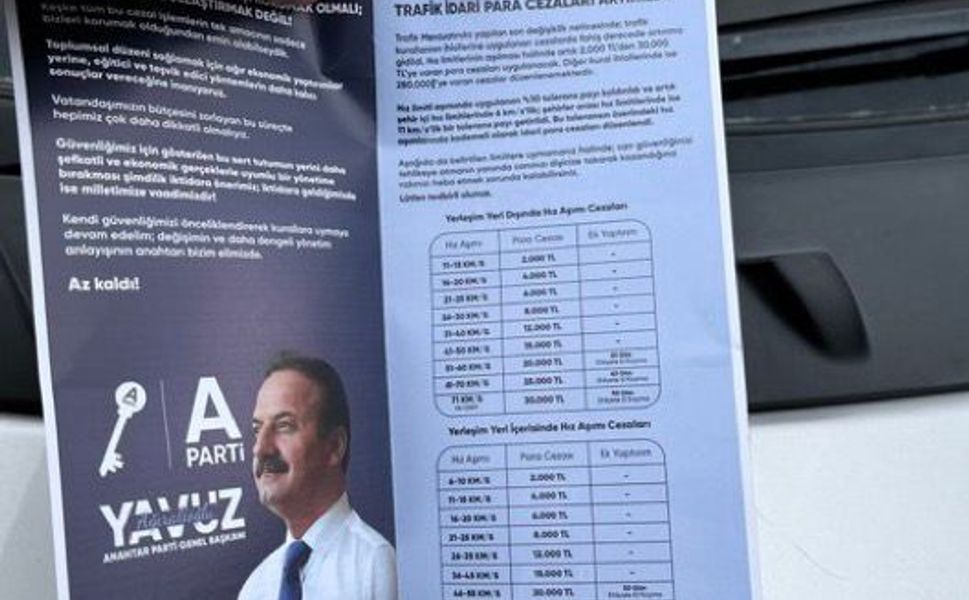 Anahtar Parti  trafik cezalarına tepki gösterdi