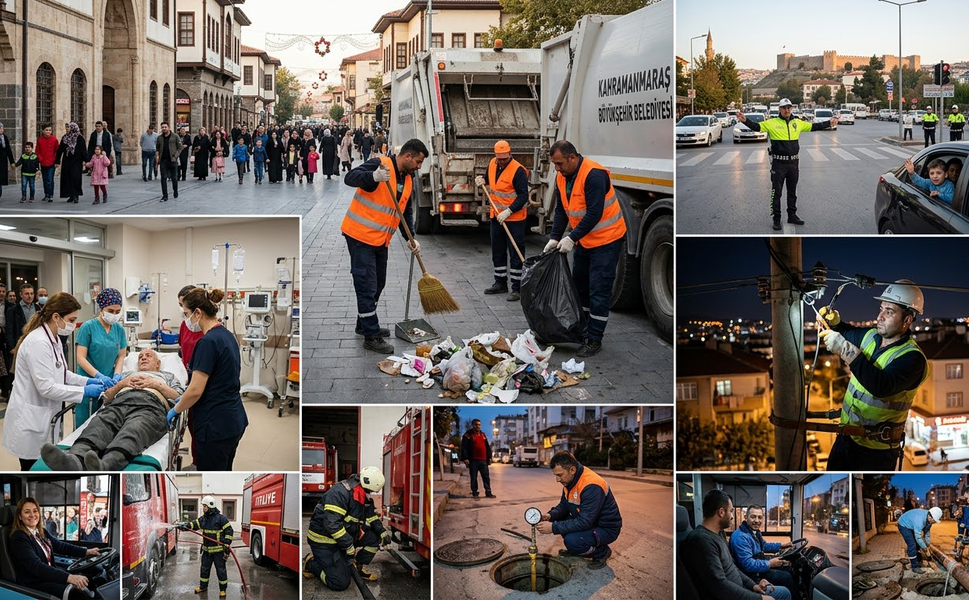 Kahramanmaraş’ta Bayramın Görünmeyen Kahramanları