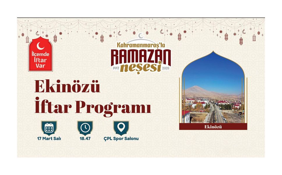 Ekinözü’nde Vatandaşlar Ramazan Sofrasında Buluşacak