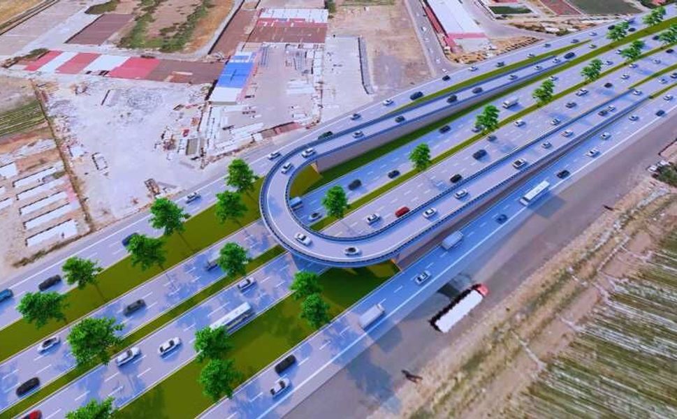 Çevre Yolu’nda Ulaşımı Rahatlatacak Kavşak Hızla Yükseliyor