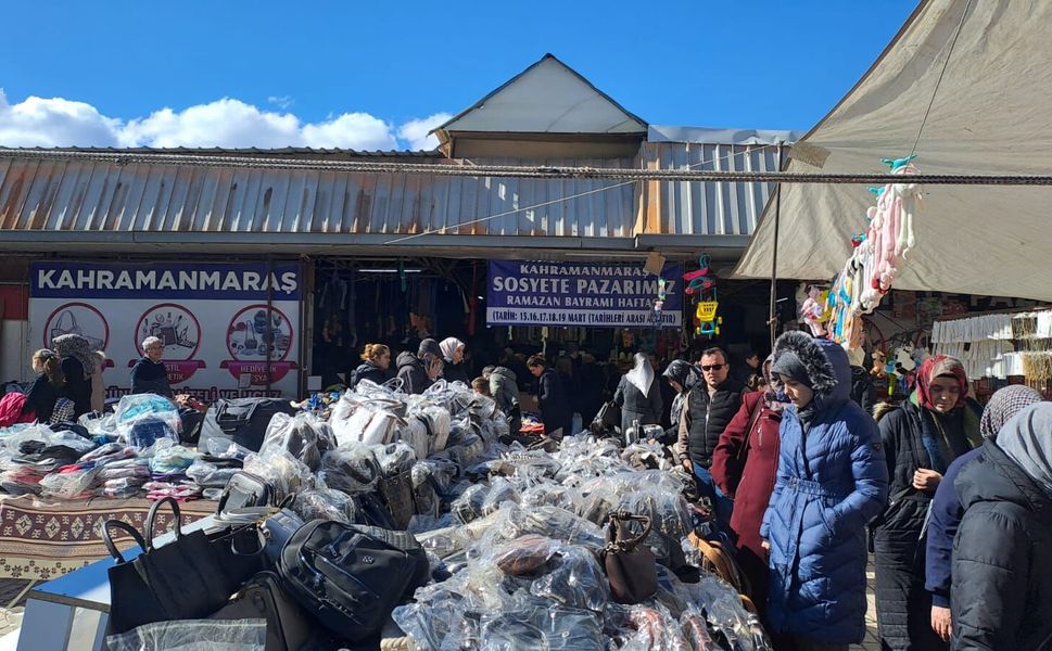 Kahramanmaraş’ta Sosyete Pazarı bayram öncesi ek mesai yapacak