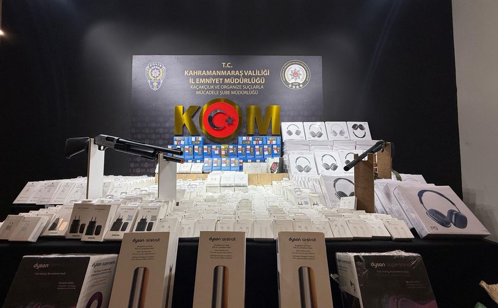 Kahramanmaraş’ta Yasaklı Madde ve Kaçak Elektronik Operasyonu