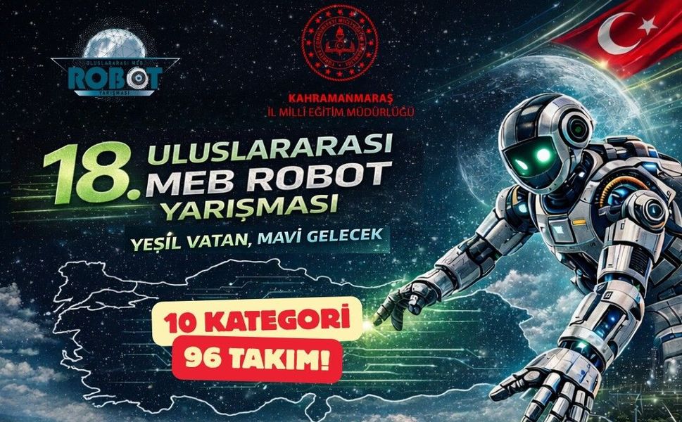 Kahramanmaraş, Uluslararası Robot Yarışmasında 96 Takımla Finalde