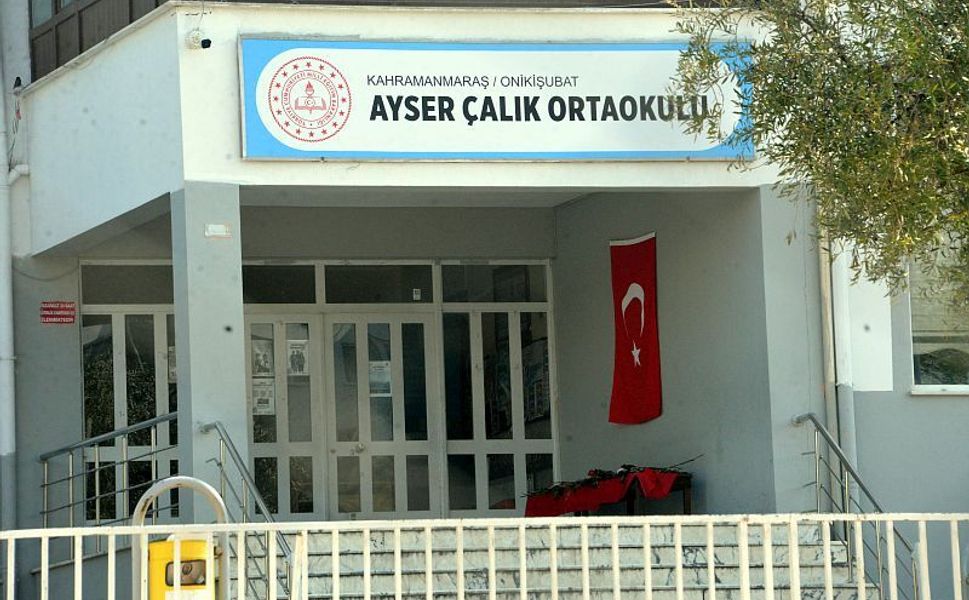 Ayser Çalık Ortaokulu'nda sessiz 23 Nisan