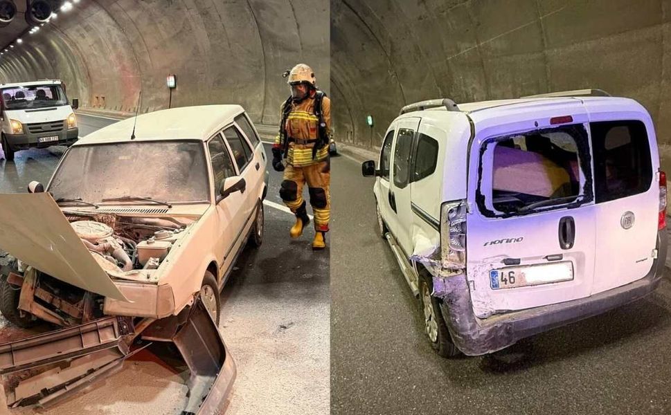 Kahramanmaraş’ta Tünel İçerisinde Kaza: 1 Yaralı