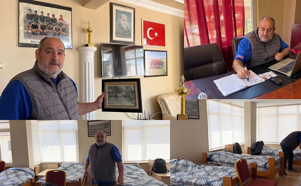 Hem başkan, hem teknik direktör, hem de malzemeci