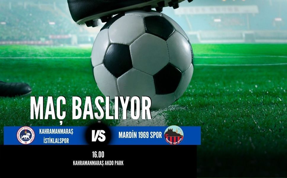 Kahramanmaraş İstiklalspor – Mardin 1969 Spor Maçı Canlı İzle