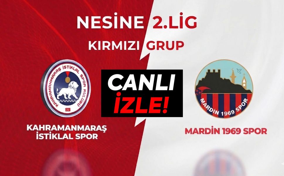 İstiklalspor-Mardin 1969 Spor Maçı Canlı İzle!