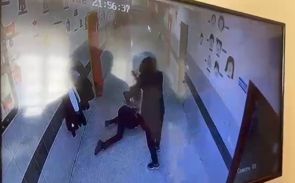 Kahramanmaraşta okul saldırısının güvenlik kayıtları ortaya çıktı, işte saldırı anı