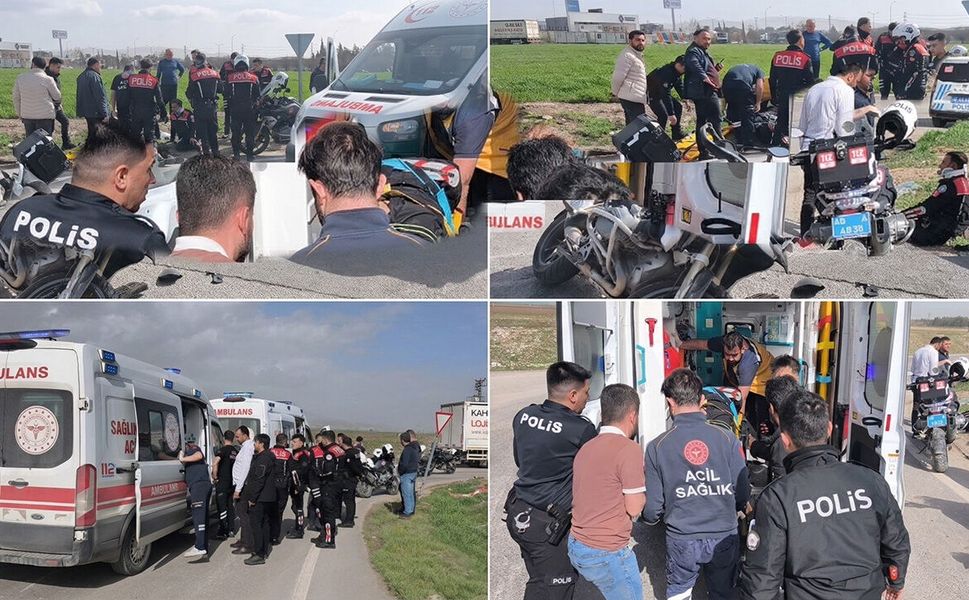 Kahramanmaraş'ta ehliyetsiz sürücü polislere çarptı: 2 polis yaralı