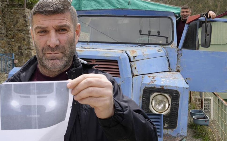 Evinin önünde odunluk olarak kullandığı kamyonu İstanbul’da ceza yedi