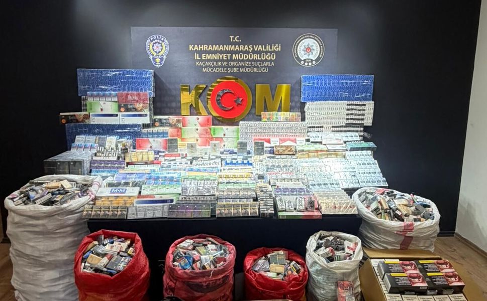 Kahramanmaraş’ta Kaçak Tütün Operasyonu: Binlerce Paket Ele Geçirildi