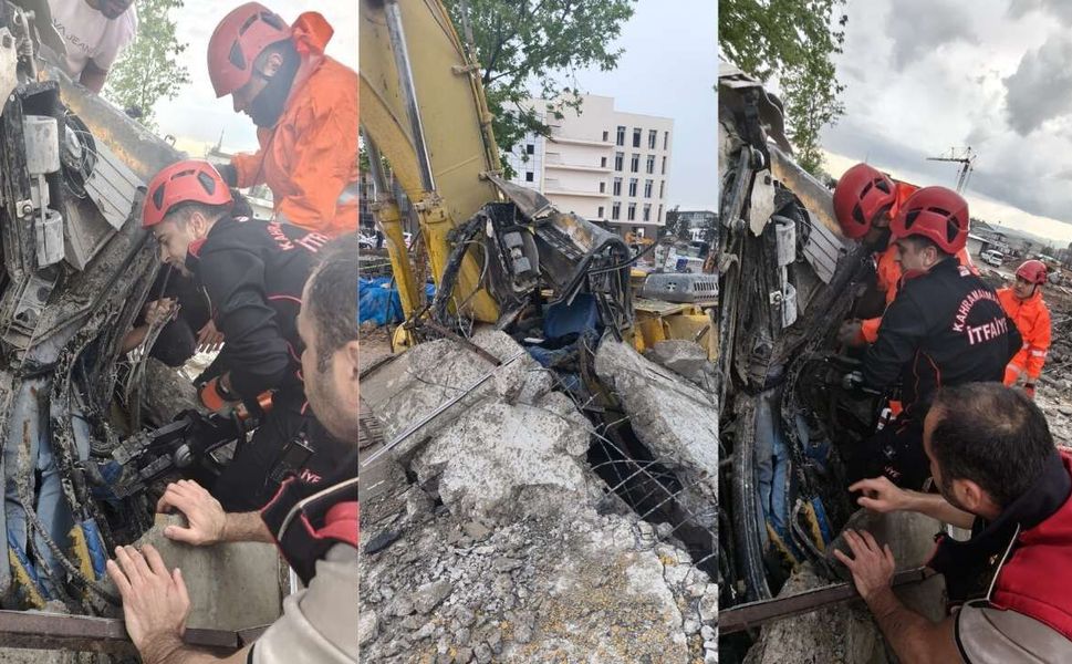 Arasa Otoparkı'nın yıkımı sırasında göçük meydana geldi!