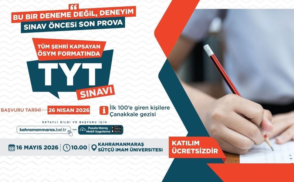 Üniversiteye Hazırlanan Gençlere Büyükşehir’den Ödüllü Deneme Sınavı