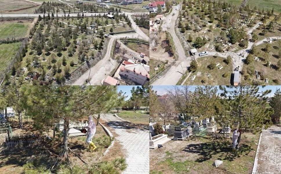 Büyükşehir’den Kuzey İlçelerde Mezarlık İyileştirme Çalışması