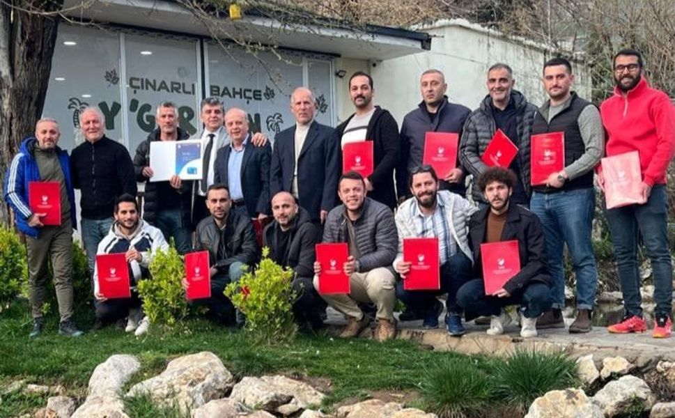 Kahramanmaraş'ta UEFA C Antrenörlük Kursu Tamamlandı