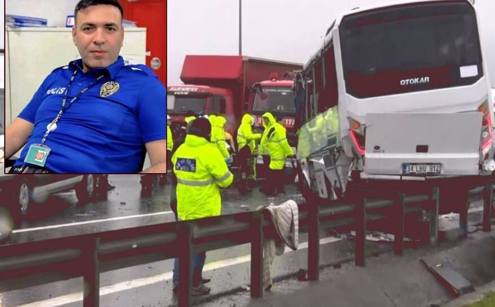 Kazada ağır yaralanan polis memuru Seçkin Yalçın şehit oldu