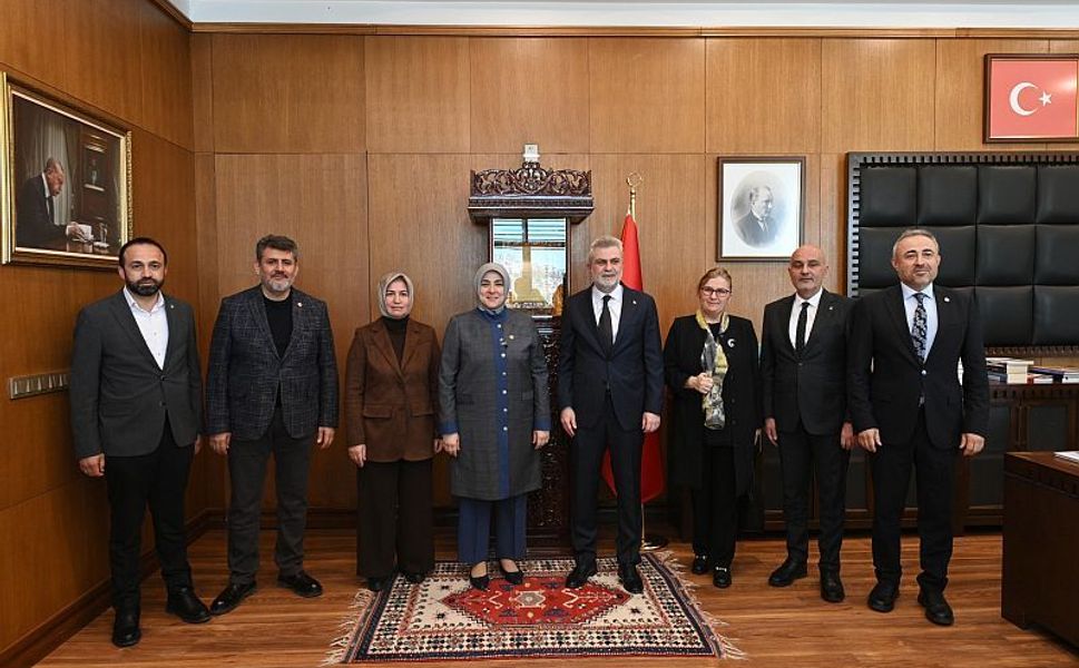 Başkan Görgel, AK Parti Kadın Kolları Başkanı Ercan’ı Makamında Ağırladı