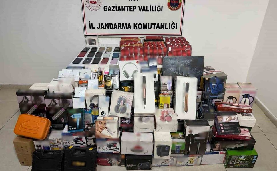 Gaziantep’te 1,2 milyon TL değerinde kaçak malzeme ele geçirildi: 1 gözaltı