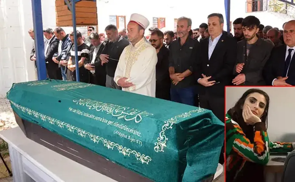 Öldürüldükten sonra cesedi yakılan Kübra, Kahramanmaraş'ta toprağa verildi