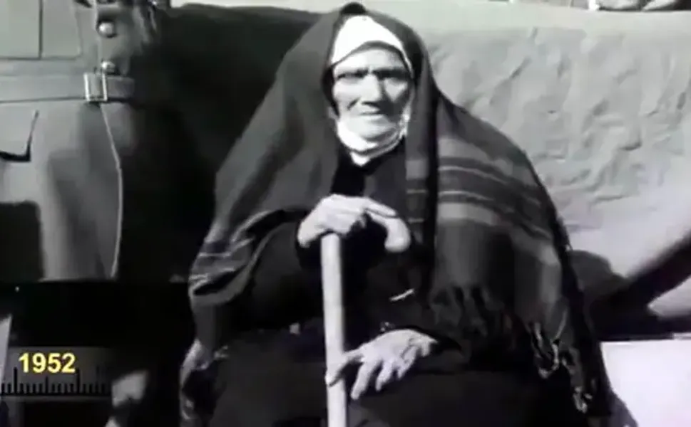 Aziziye destanının kahramanı Nene Hatun'un 1952 yılında çekilen görüntüleri ortaya çıktı