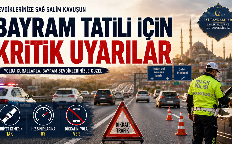 Kahramanmaraş’ta Bayram Tatili İçin Kritik Uyarılar