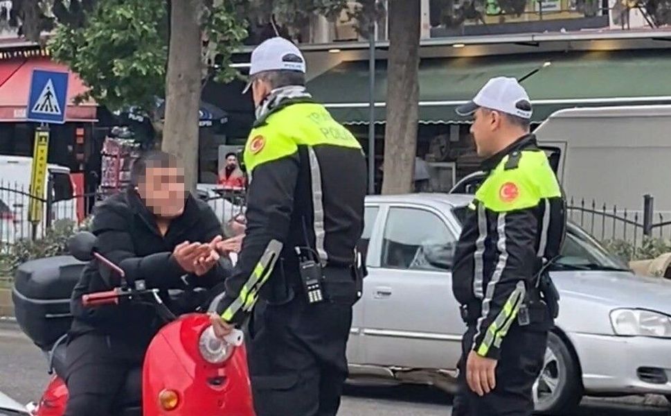 Kahramanmaraş’ta bindiği motosikletin iki katı ceza yedi